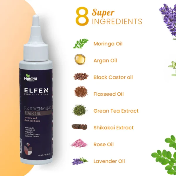 Rejuvenating Hair Oil for Dry and Damaged Hair Concern- 100ML - Image 4